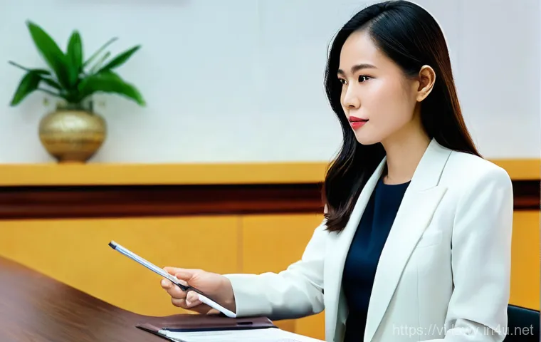 변호사와 최신 법률 판례 공유 - **Prompt:** A determined Vietnamese small business owner, a man in his 40s wearing a crisp button-do...