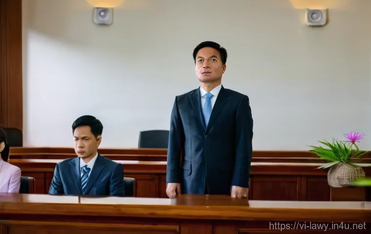 변호사와 공익 소송 경험 - **Prompt:** A compassionate Vietnamese public legal aid lawyer, a woman in her late 30s, dressed in ...